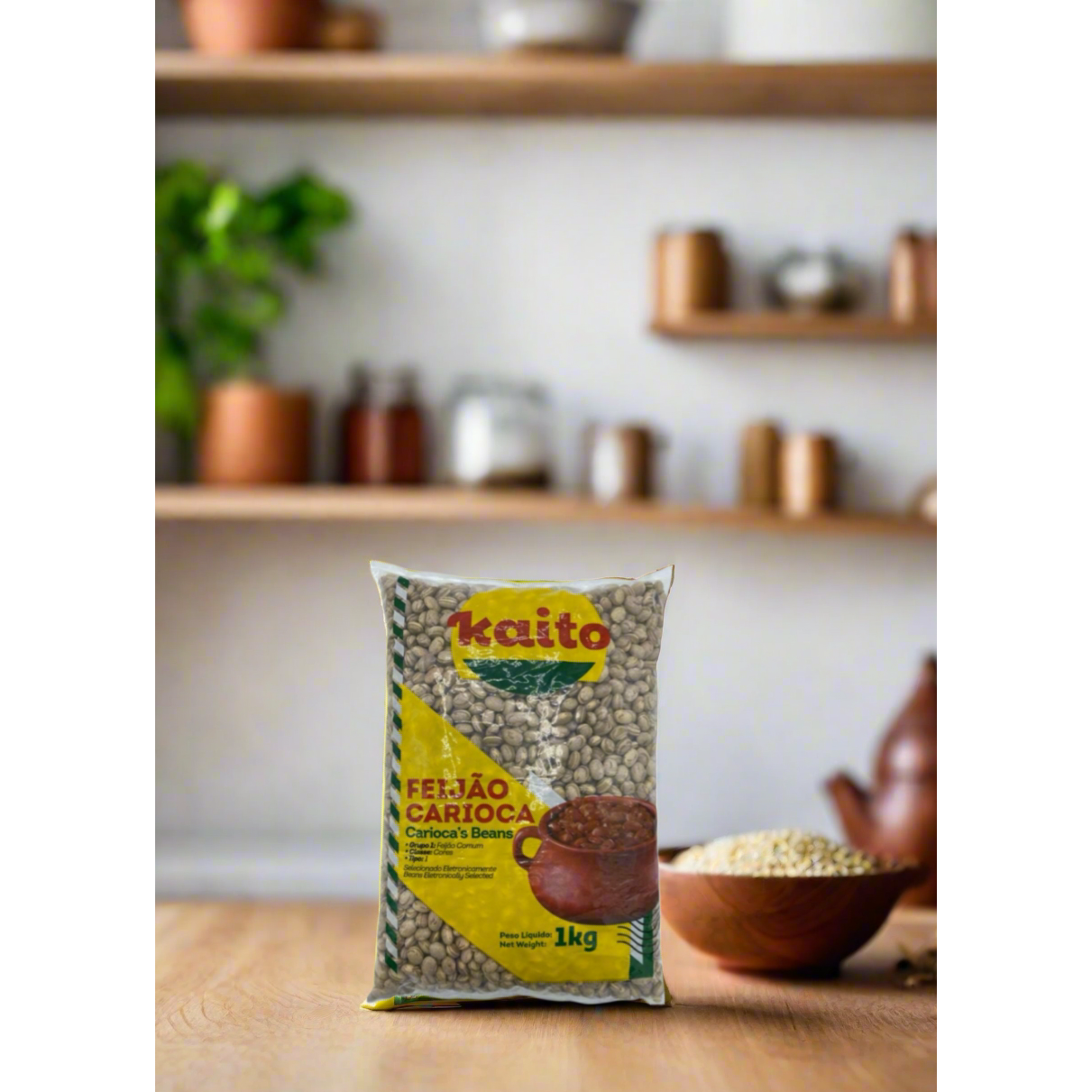Feijao Carioca Brown beans 1Kg Kaito