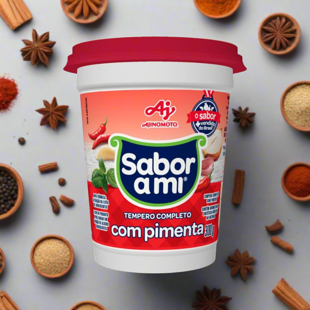 Tempero Completo com Pimenta 300gr - Sabor Ami