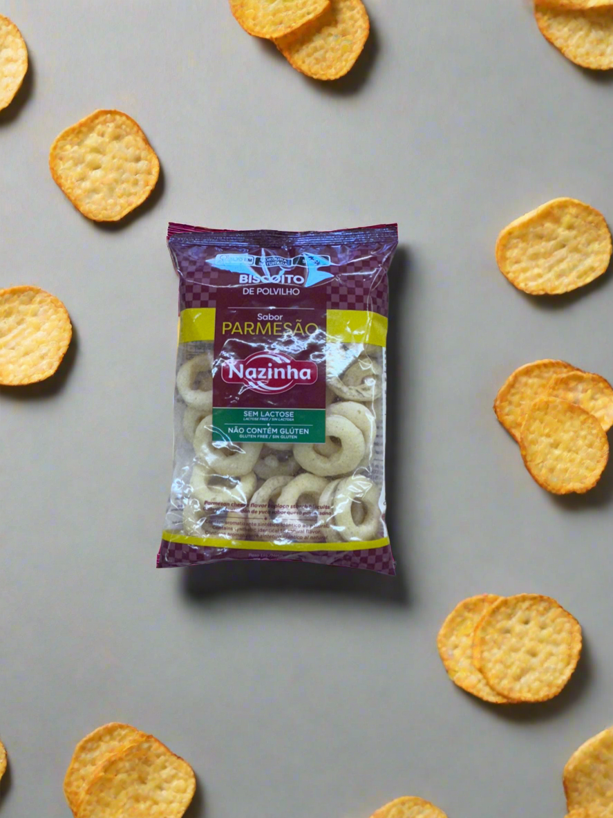 Biscoito de Polvilho Sabor Parmesao Argola 70g
