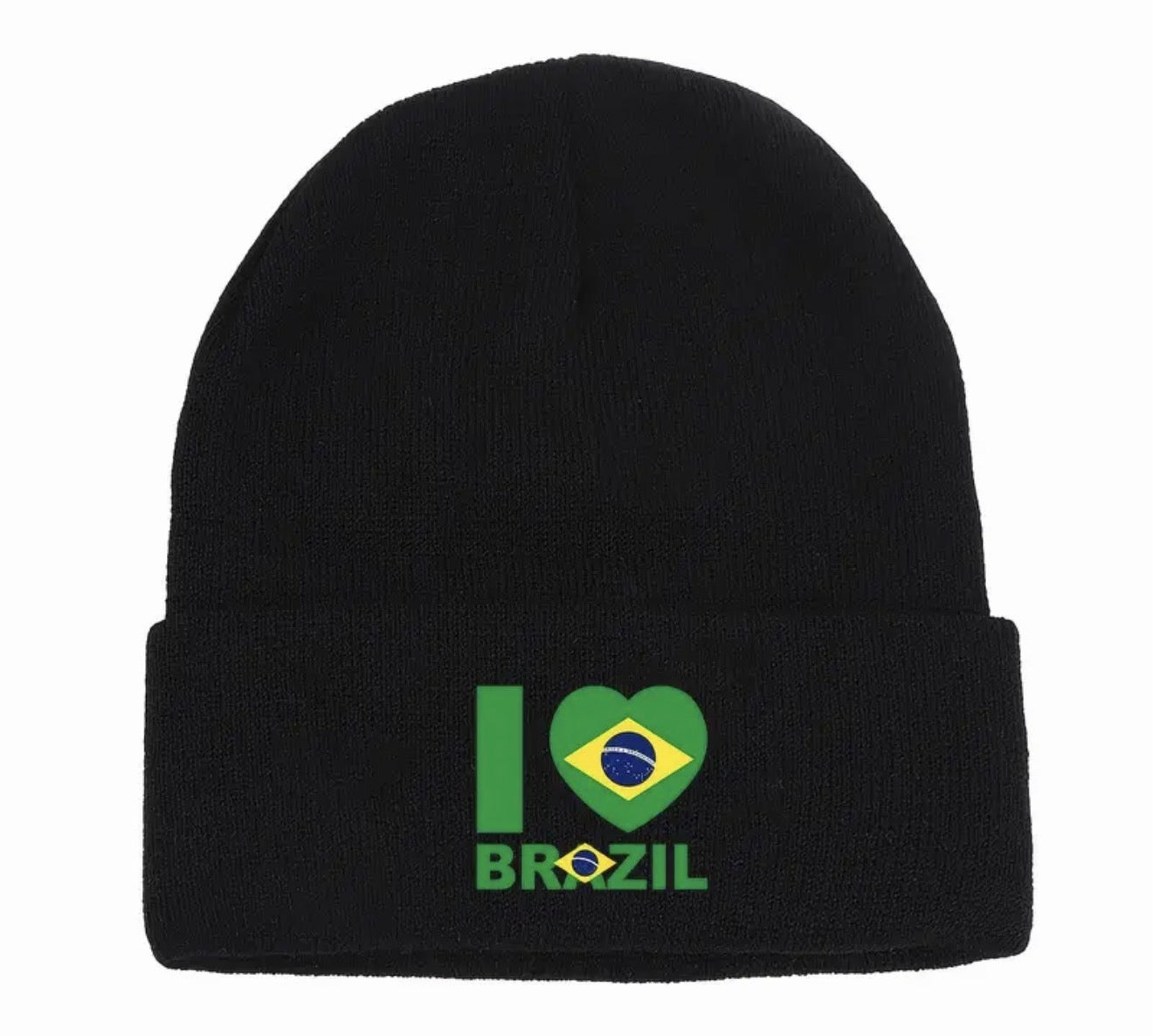 Beanie Hat - I Love Brazil