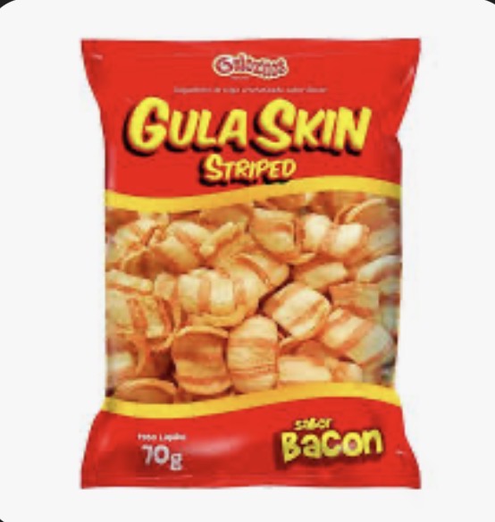 Gulozitos Gula Skin Bacon Striped 70g