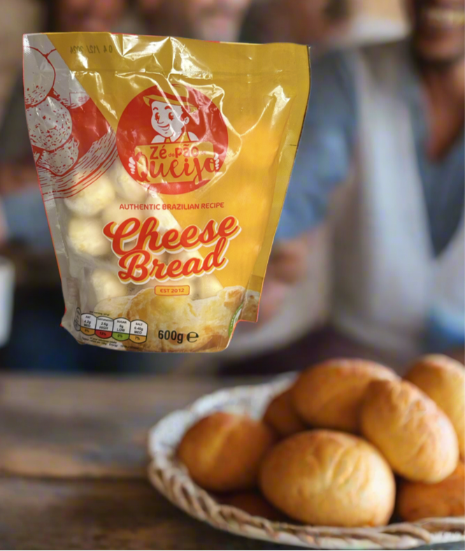 Pao De Queijo - From Ze (24 Balls) Traditional Brazilian Cheese Bread Balls - Frozen Pack 600g