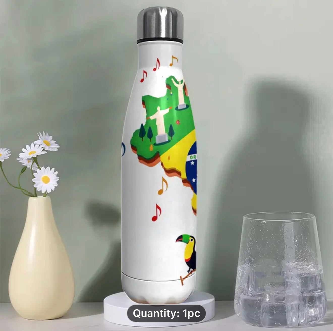 Brazilian Water Flask - Stainless Vacuum Flask