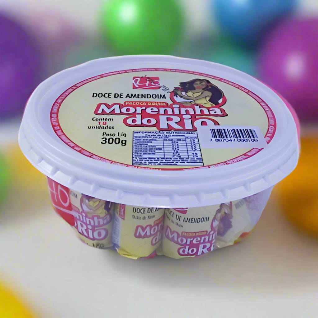 Pacoquinha Rolha Embrulhada  - Peanut sweet - 300gr - Moreninha de Rio