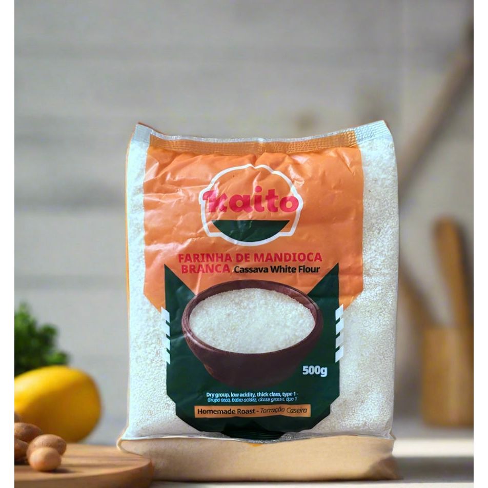 Farinha de Mandioca Branca Homemade Caseira  500g Kaito