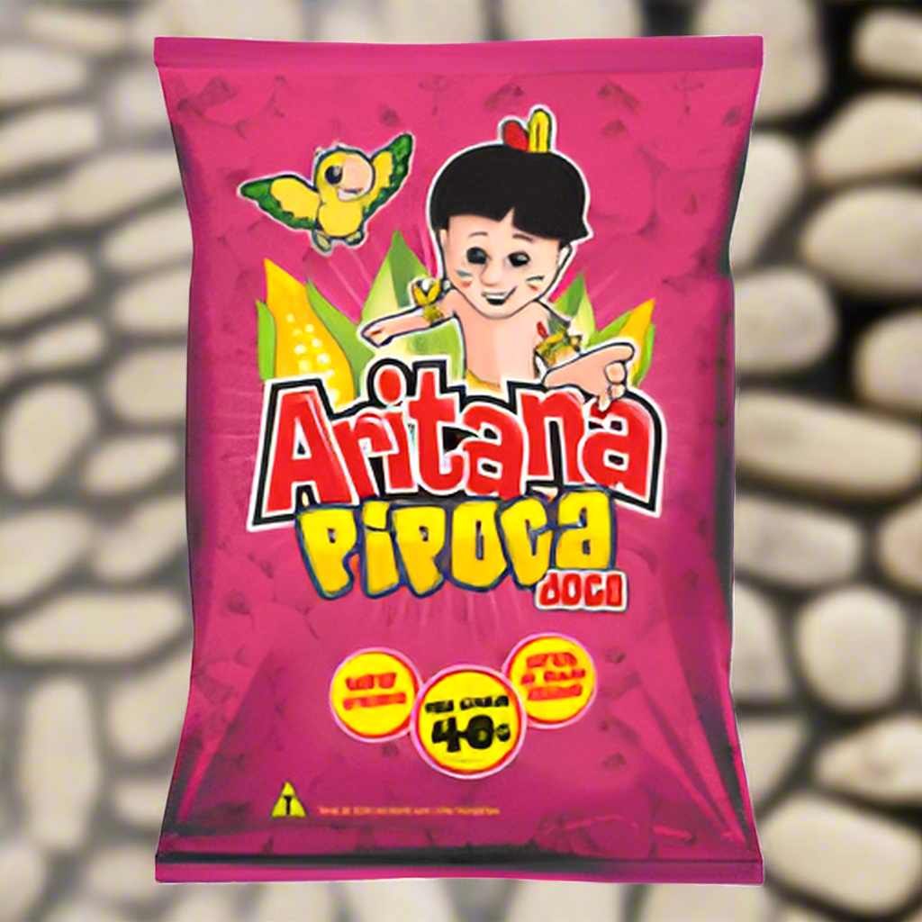 Pipoca Doce popcorn Aritana 40g