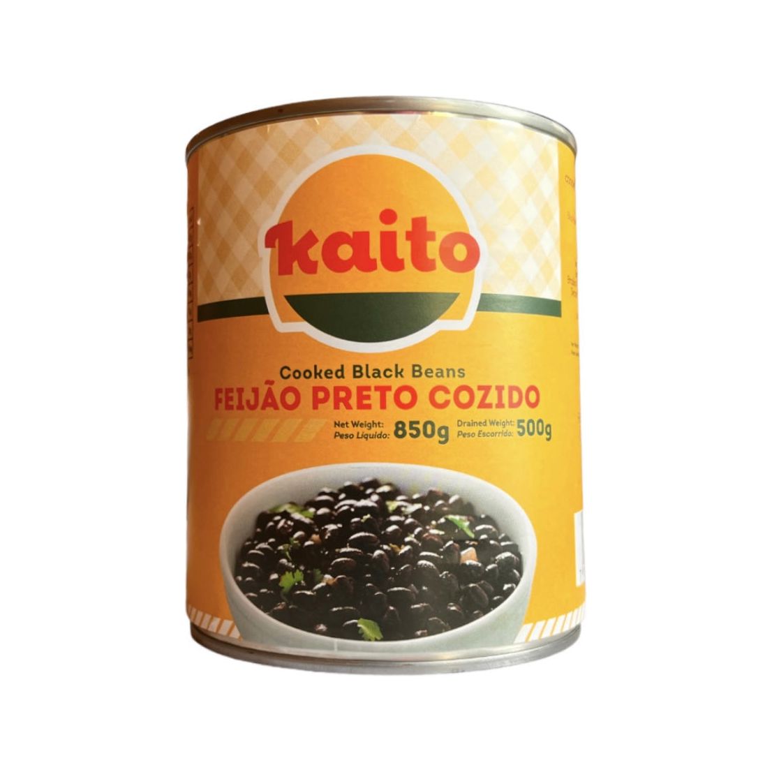 Kaito Feijão preto Black Beans - coooked 850g