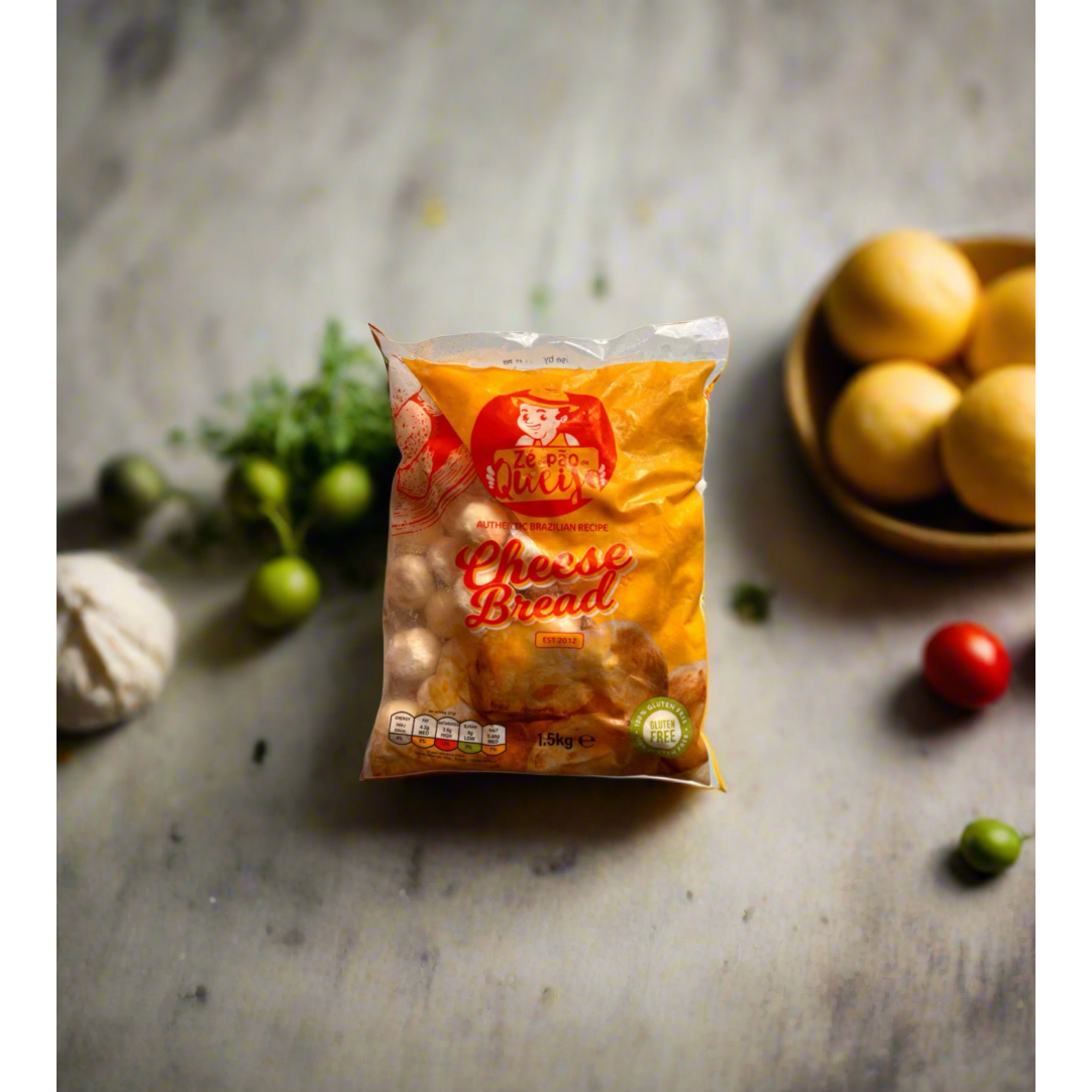 Pao De Queijo - Traditional Brazilian Cheese Bread Balls (60) From Ze! - Frozen Pack 1.5 kg