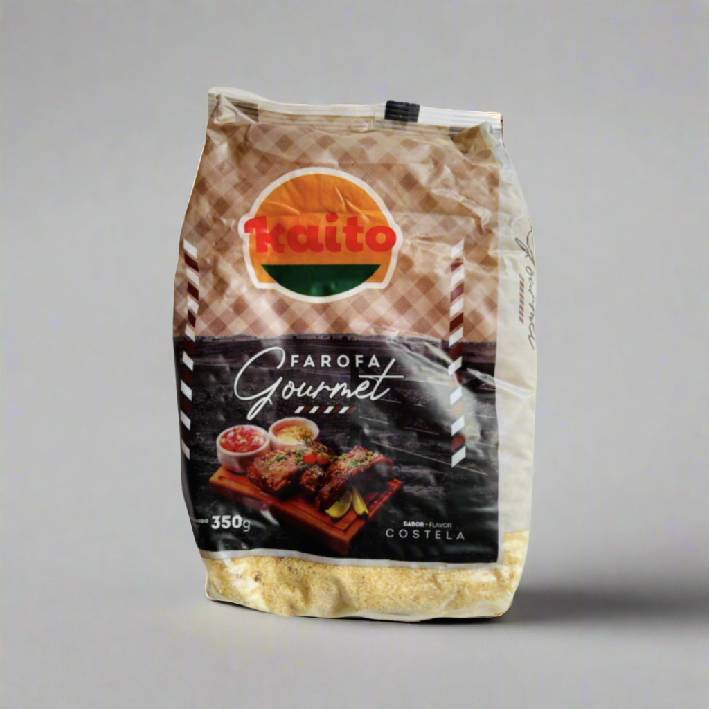 Kaito Brazilian Gourmet Farofa 350g Kaito Sabor Costela