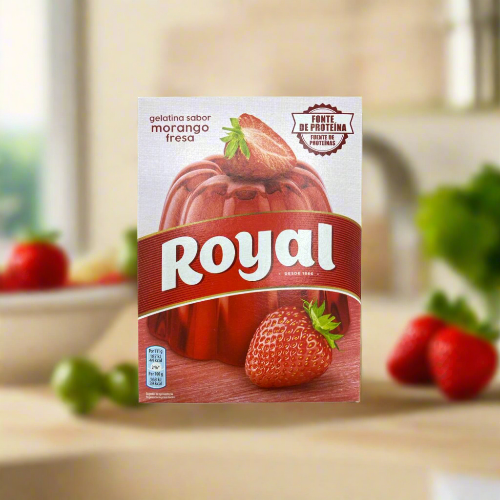 Gelatina Morango  - Strawberry jelly -170gr - Royal