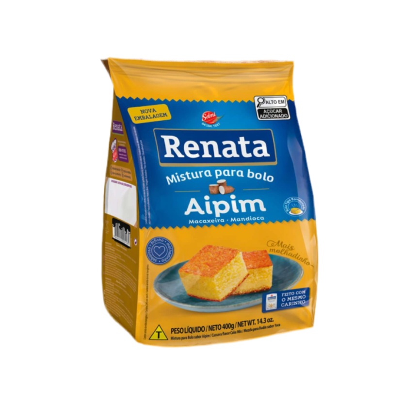 Mistura p/Bolo Mandioca Cassava cake mix. 400g Renata