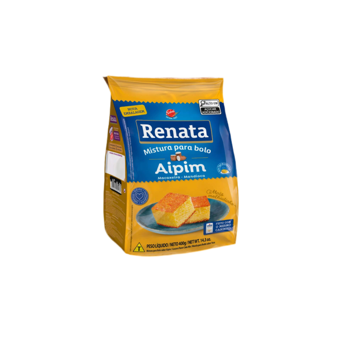 Mistura p/Bolo Mandioca Cassava cake mix. 400g - Renata