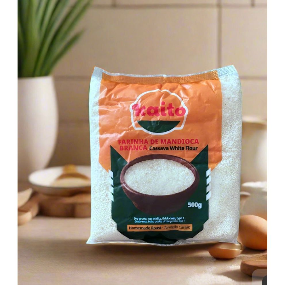 Farinha de Mandioca Branca Homemade Caseira  500g Kaito