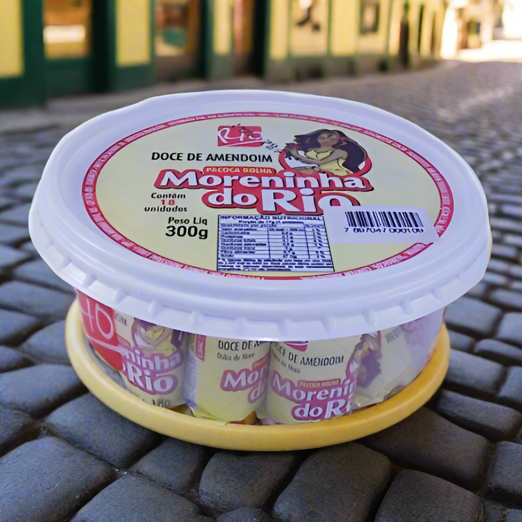 Pacoquinha Rolha Embrulhada  - Peanut sweet - 300gr - Moreninha de Rio