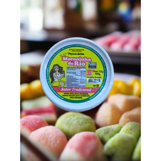 Pacoquinha Rolha Embrulhada  - Peanut sweet - 300gr - Moreninha de Rio