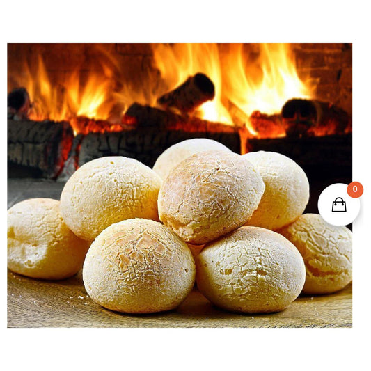Pao De Queijo Lanchinho (2x Double size) Traditional Brazilian Cheese Bread Balls From Ze! - 1.5 kg (30 balls)