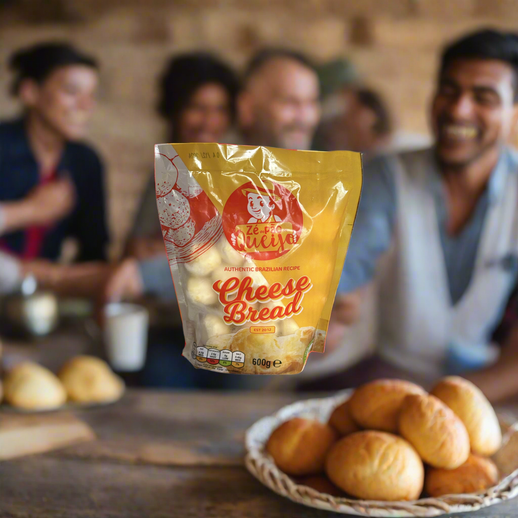 Pao De Queijo - From Ze (24 Balls) Traditional Brazilian Cheese Bread Balls - Frozen Pack 600g