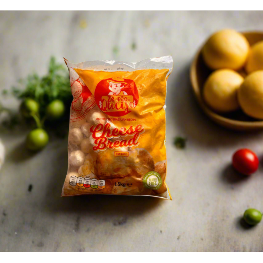 Pao De Queijo - Traditional Brazilian Cheese Bread Balls (60) From Ze! - Frozen Pack 1.5 kg