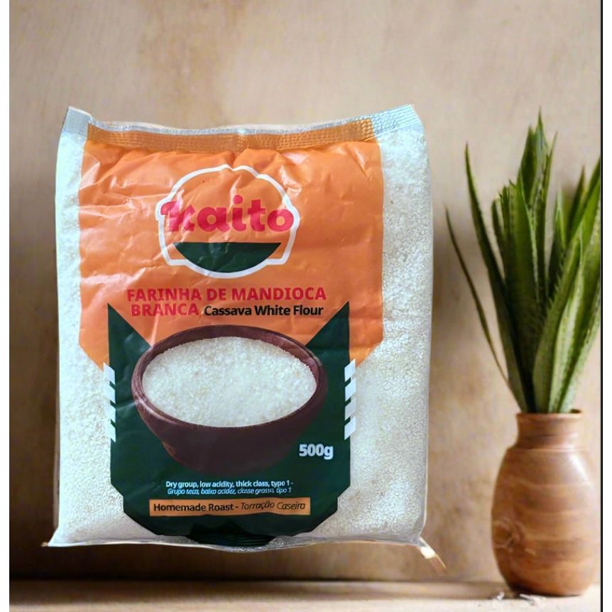 Farinha de Mandioca Branca Homemade Caseira  500g Kaito