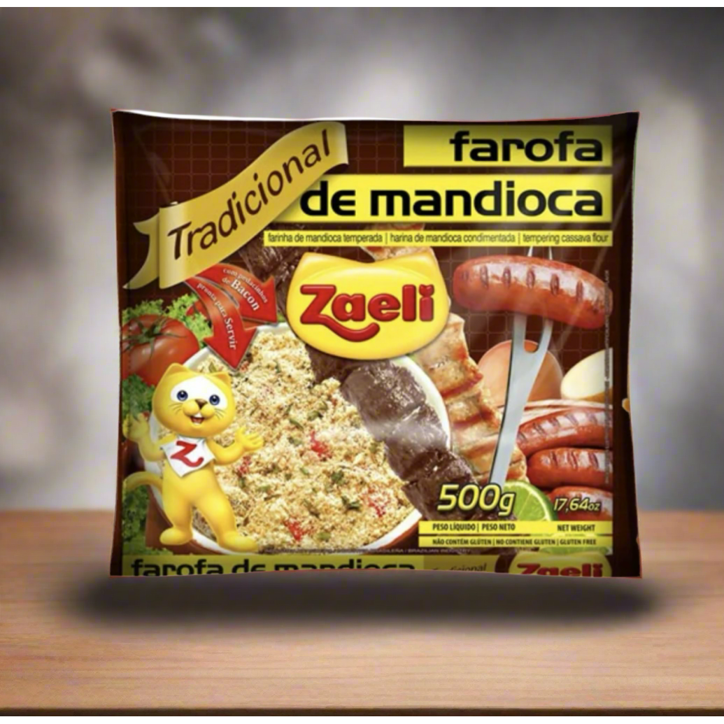 Zaeli Farofa de Mandioca Tradicional