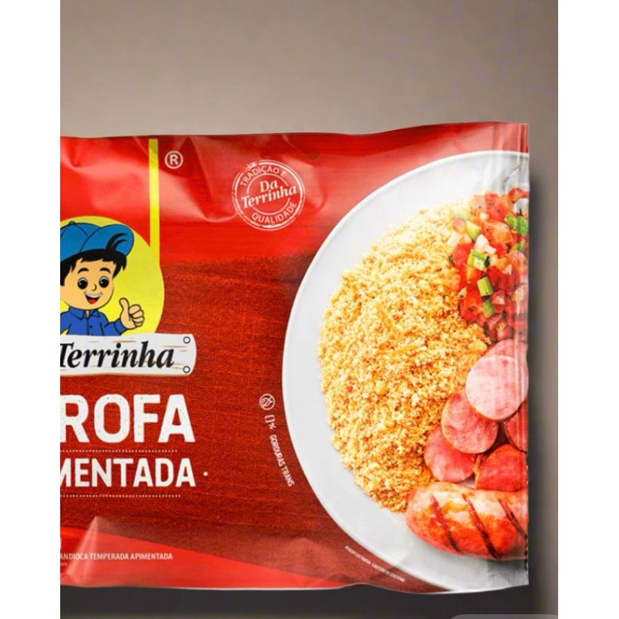 Da Terrinha farofa Apimentada 400g