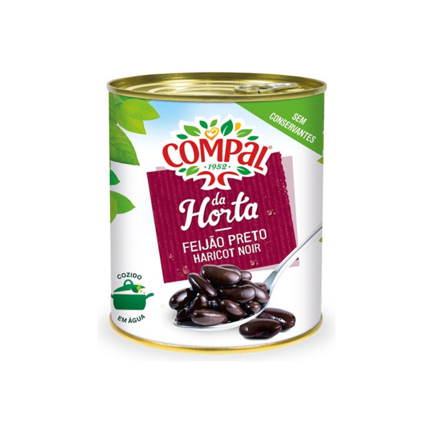 Compal Feijao Preto Beans 845g