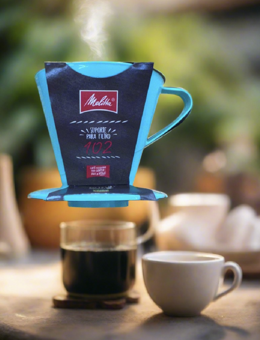 Brazilian Personal Coffee Bundle - Pilao, Filter Holder, Filters pack.