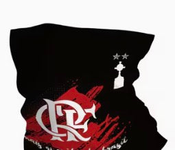 Brazilian Neck Scarf Flamengo Black/Red