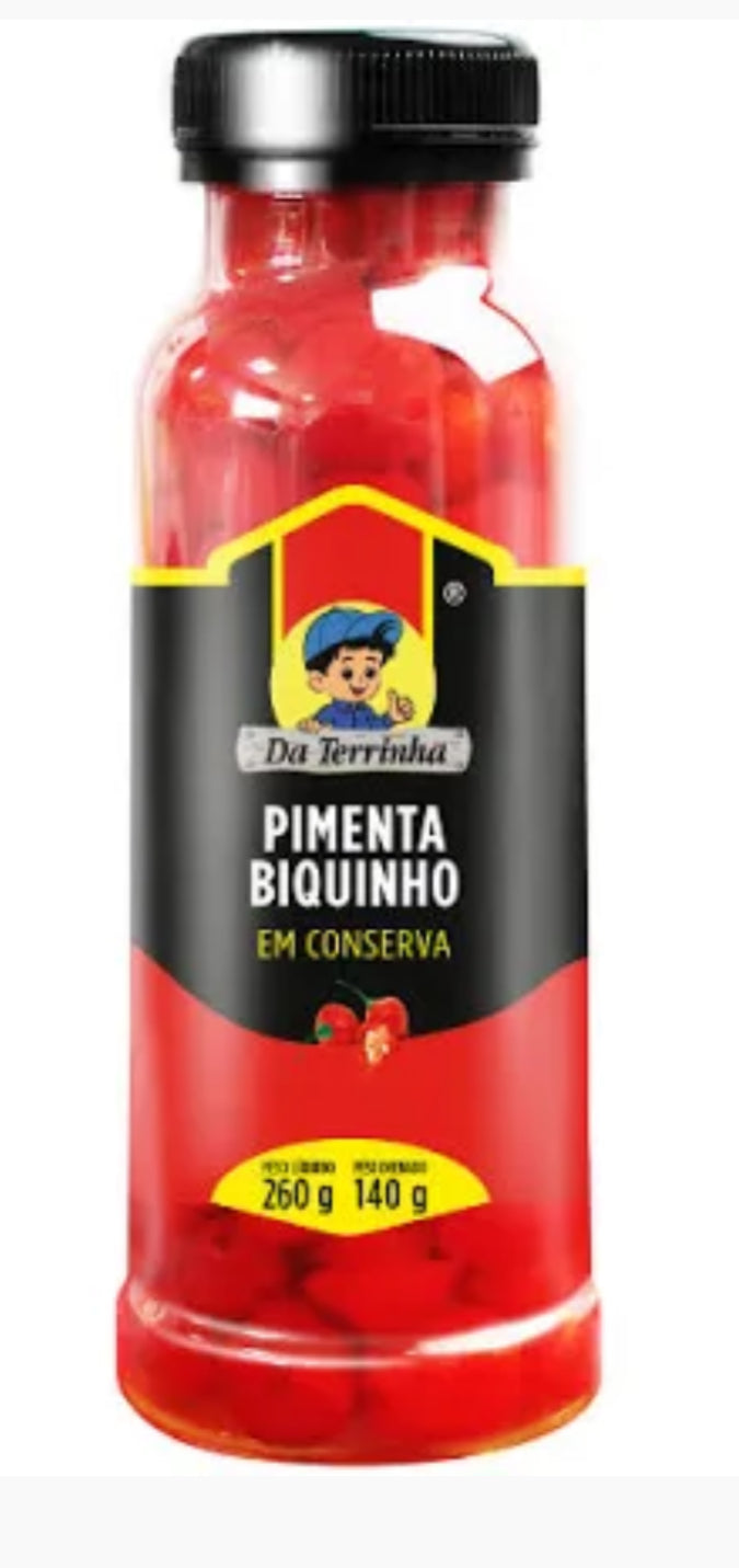 Pimento Biquinho Brazilian Sweet Pepper 240g Da Terrinha