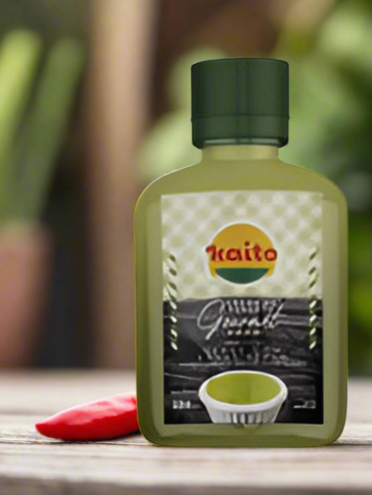 Kaito Creme de pimenta gourmet verde com ervas finas 200g