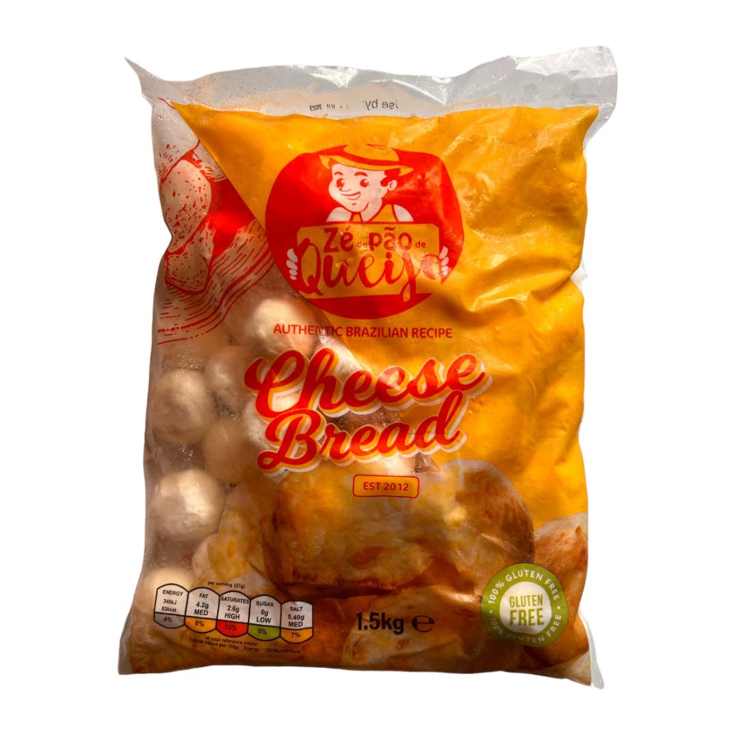 Wholesale Pao De Queijo - 10 Bags / 600 PDQ balls - Traditional Brazilian Cheese Bread Balls by Ze! - Frozen Pack 1.5 kg (Av 60 balls)