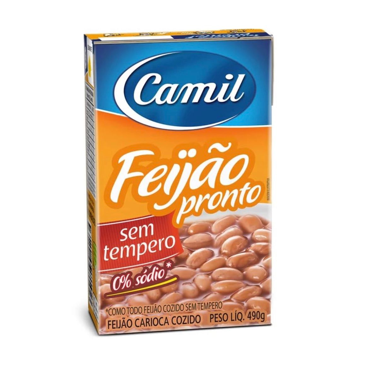 Feijao Carioca Pronto Beans Camil 380g