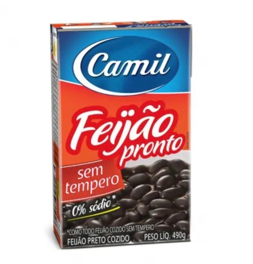Feijao Preto Cozido 380g Camil