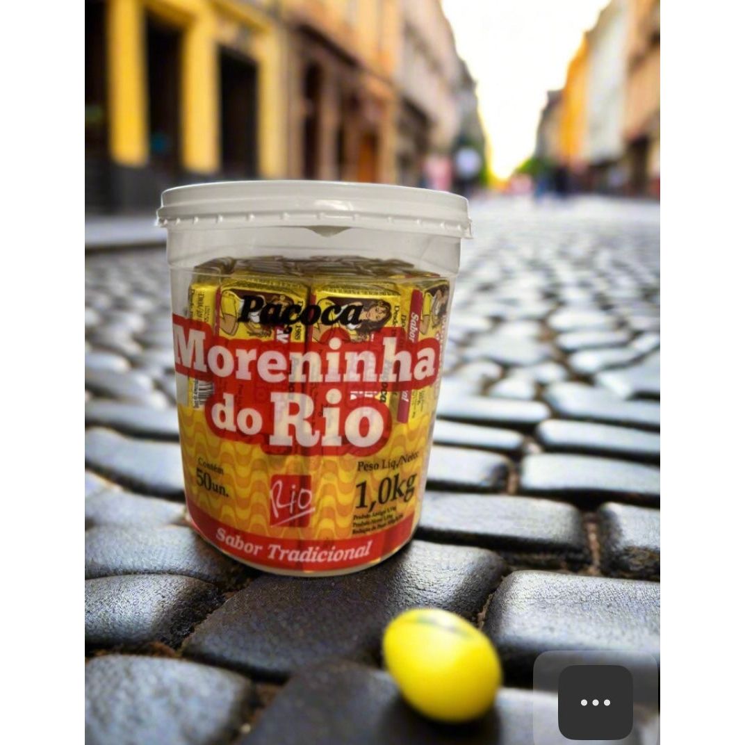 Pacoquinha Embrulhada Quadrada 1.0Kg Moreninha do Rio