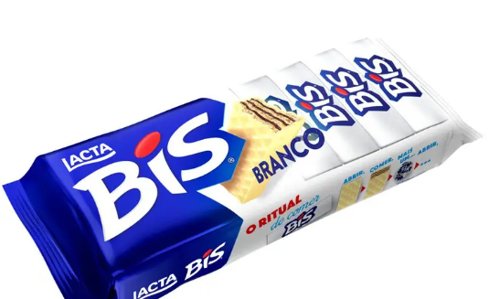 Chocolate Branca White Bis - White Chocolate wafer biscuits - 126g