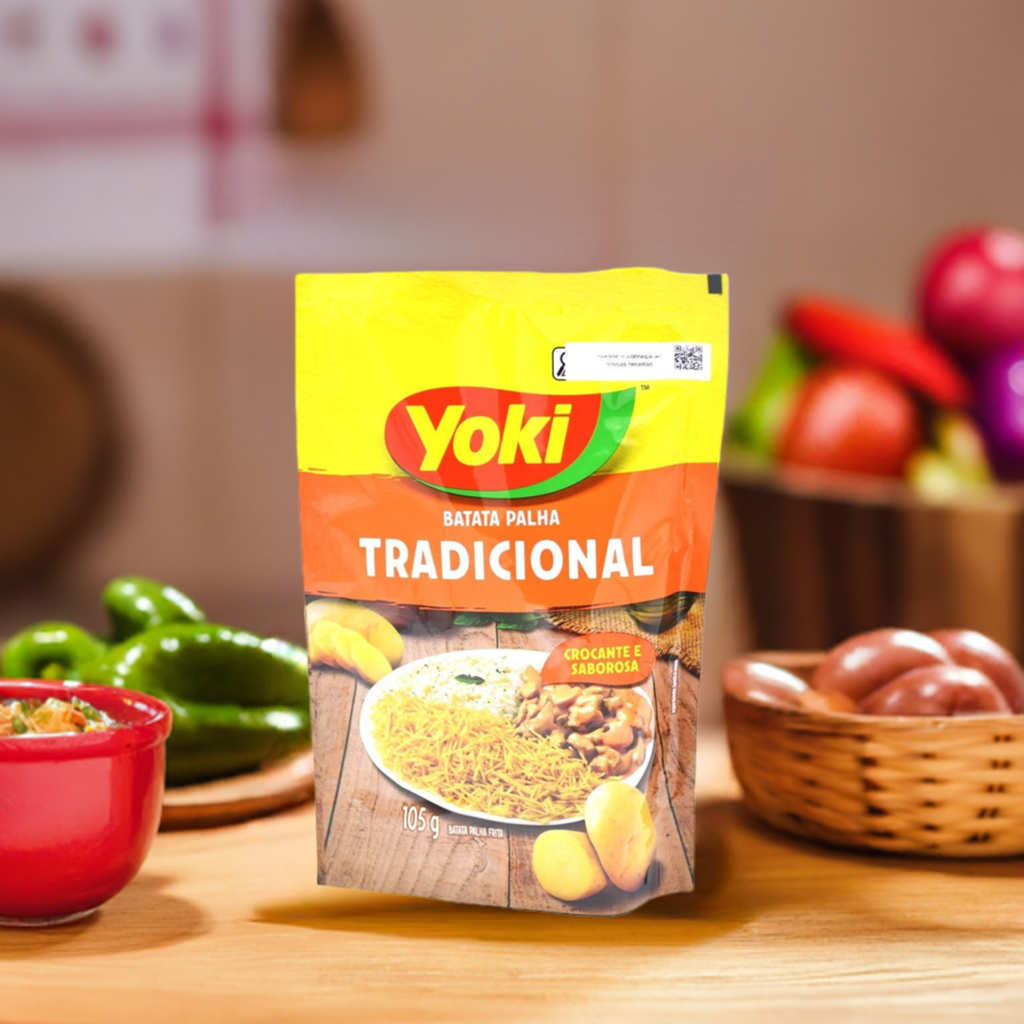 Batata Palha - Potato stick crisps Yoki 105g Val 30/09/25
