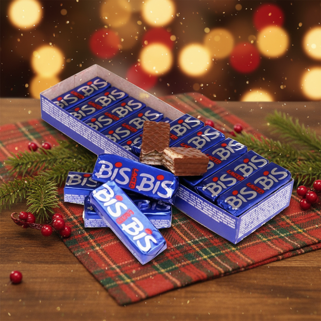 Chocolate Preto Bis - Chocolate wafer biscuits - 126g