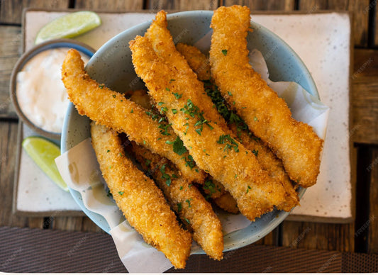 🇧🇷 Brazilian Tilapia Deep-Fried Bites: Crispy, Zesty, Irresistible