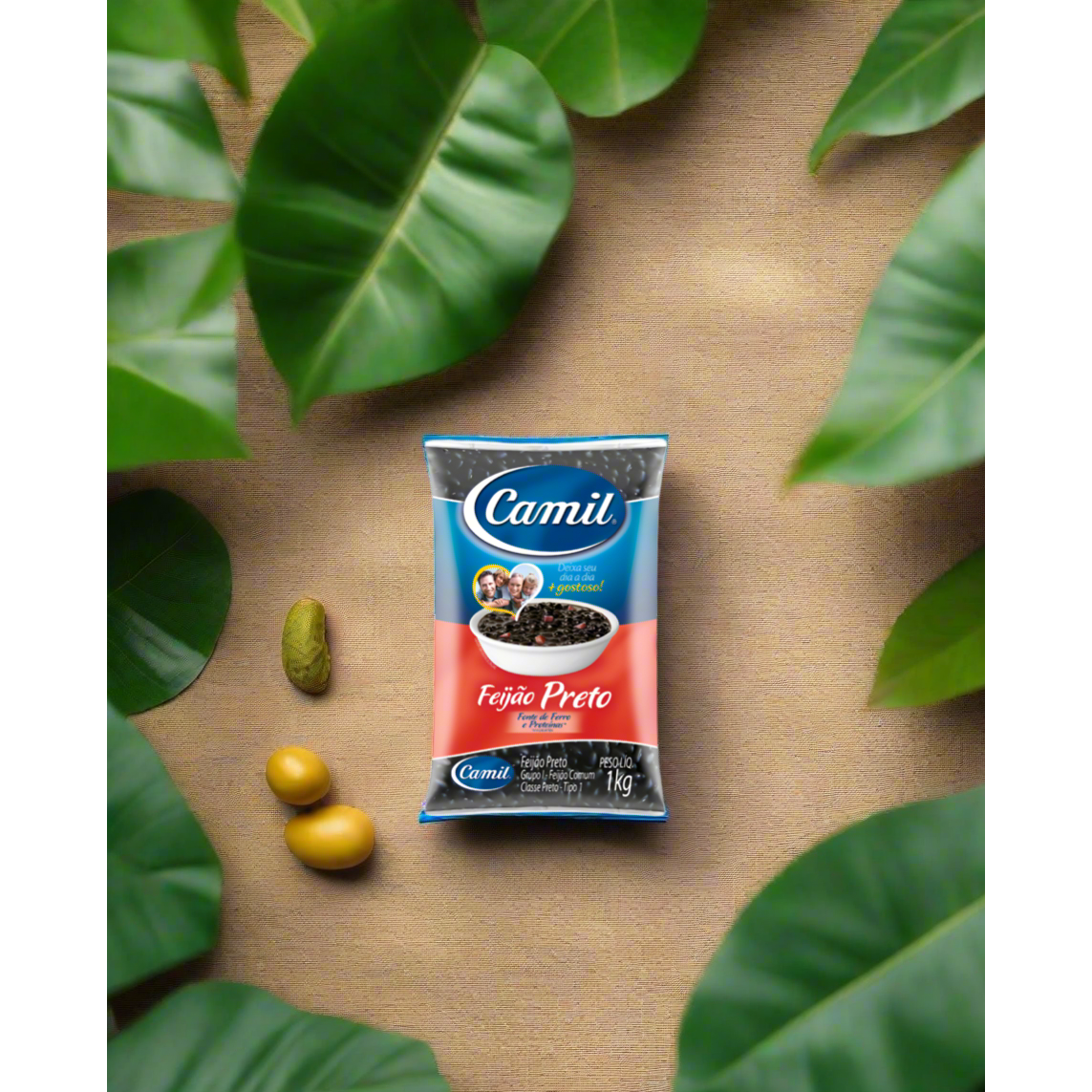 Camil Feijao Preto / Black Beans 1Kg