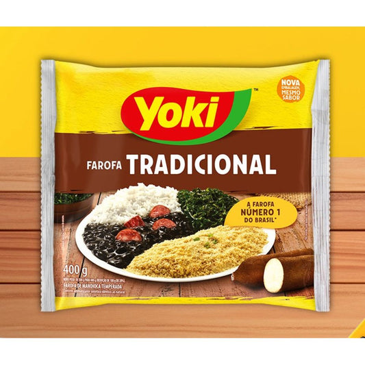 Farofa De Mandioca Tradicional - Yoki 800g (LARGE)