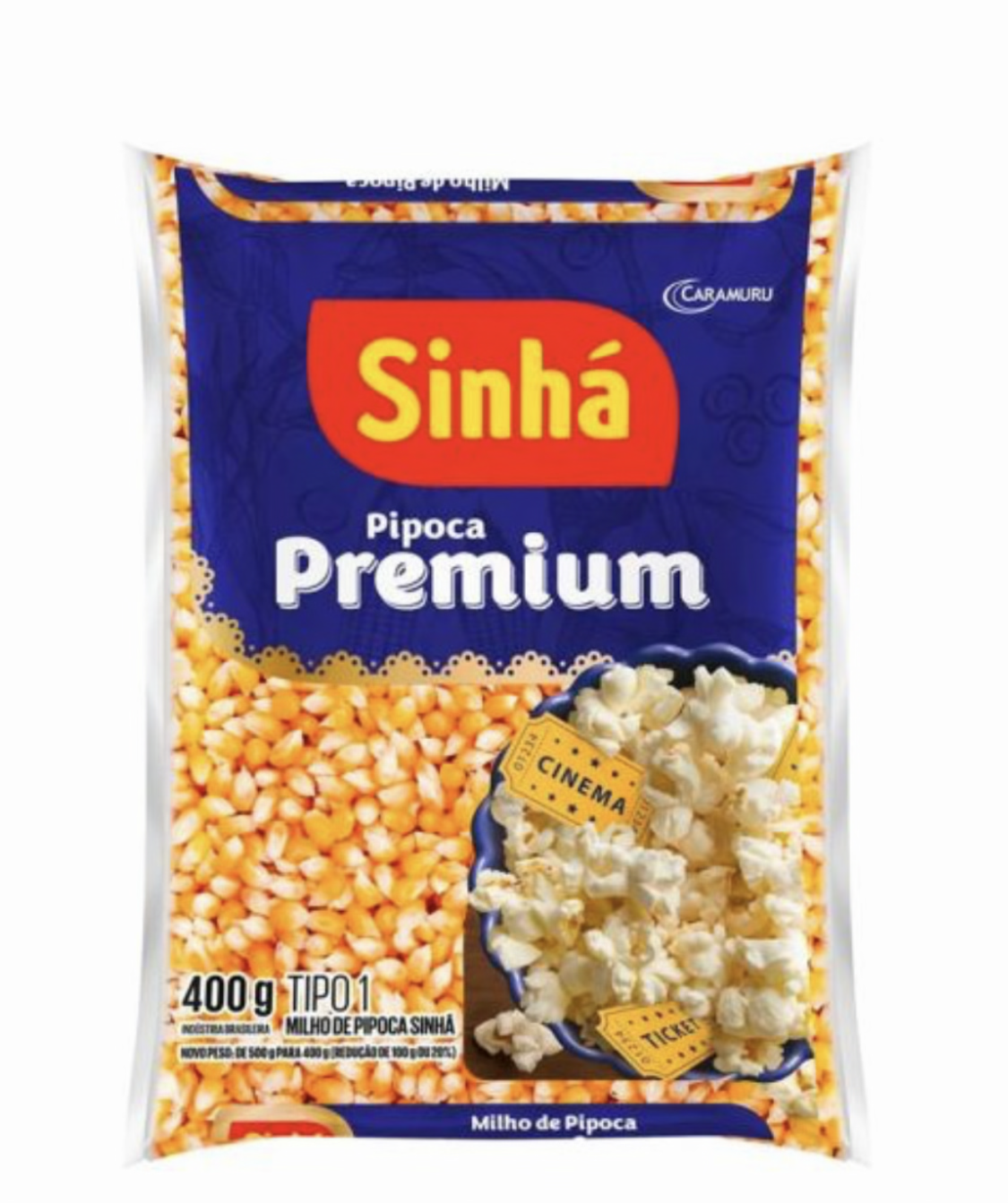 Milho de Pipoca Premium  400g Sinha