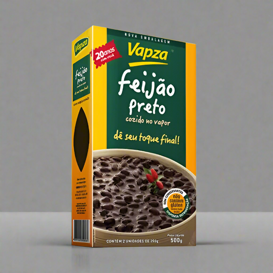 Vapza Feijao Preto Brazilian Black Beans 500g
