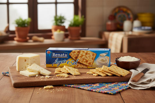 Biscoito Agua e Sal  - Salted water biscuits 200gr - Renata