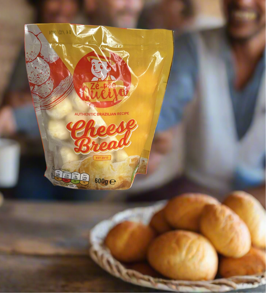 Pao De Queijo - From Ze (24 Balls) Traditional Brazilian Cheese Bread Balls - Frozen Pack 600g