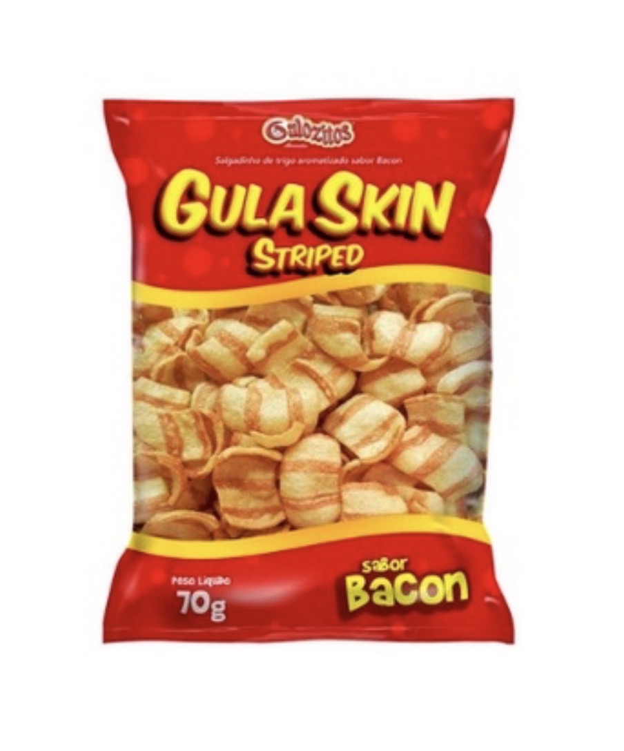 Gulozitos Gula Skin Bacon Striped 70g