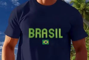 Brasil ! Men’s T-Shirt Blue