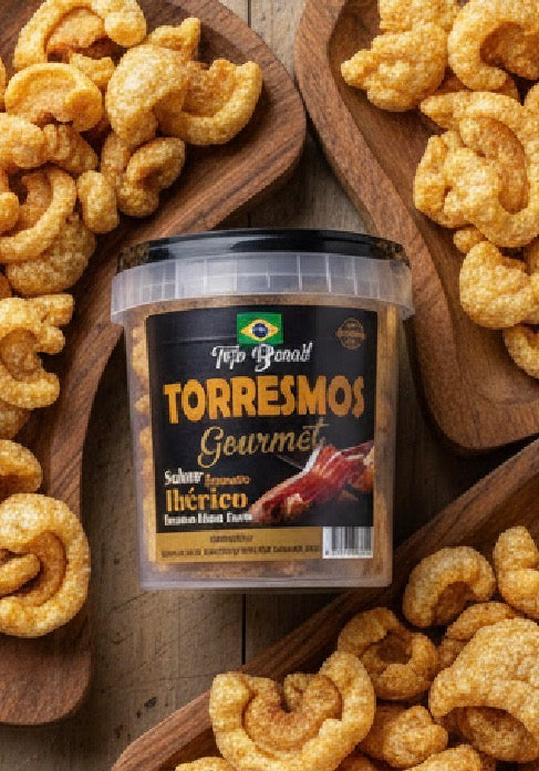 Pork Scratchings Gourmet Sabor Presumto Iberico Torresmos - Top Brazil 125g