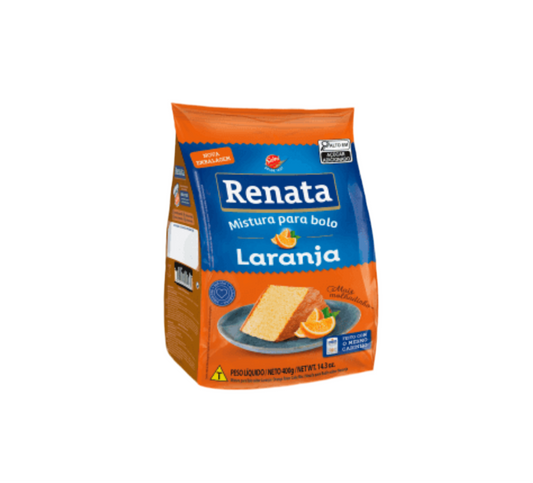 Mistura p/Bolo Laranja  Orange Cake mix 400gr - Renata