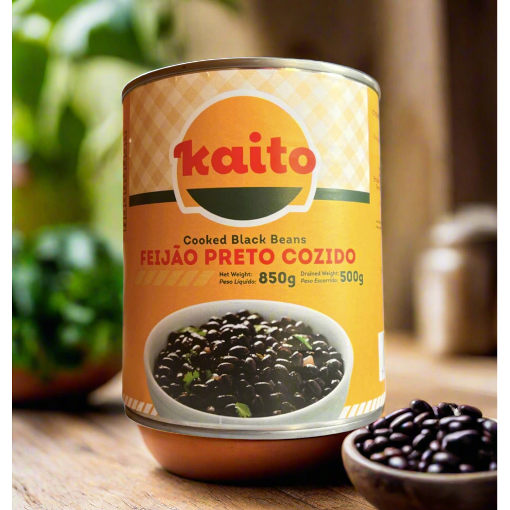 Kaito Feijão preto Black Beans - coooked 850g