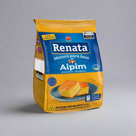 Mistura p/Bolo Mandioca  Cassava cake mix. 400g Renata